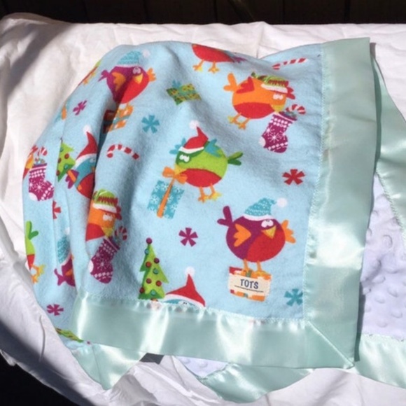 Flannel Blanket with Satin Trim - Picture 3 of 3